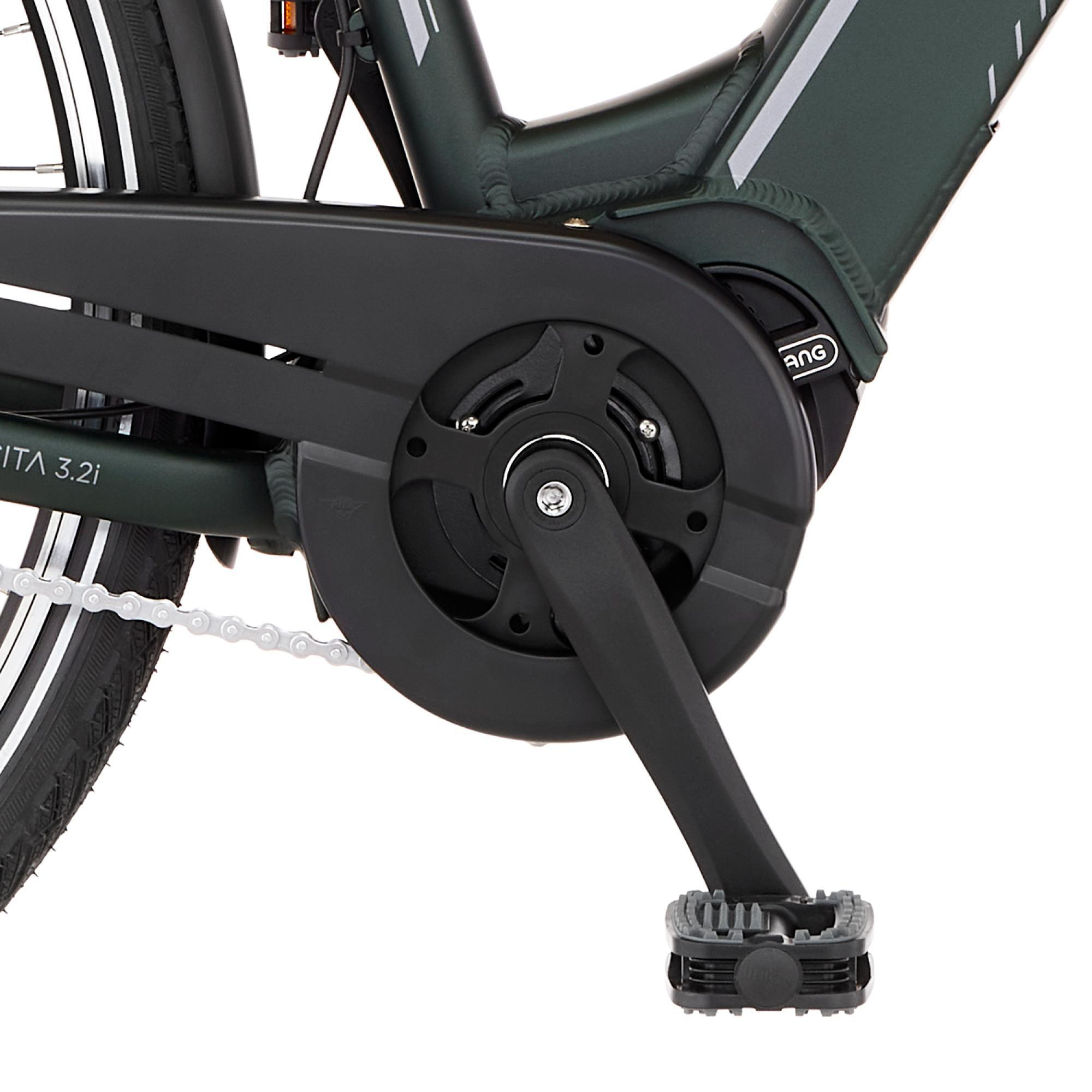 FISCHER CITA 3.2i Citybike (Laufradgröße: grün Zoll, 418 Damen-Rad, 28 Wh, matt)