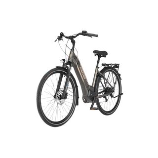 FISCHER CITA 6.0i Citybike (Laufradgröße: 28 Zoll, Damen-Rad, 504 Wh, platingrau matt)