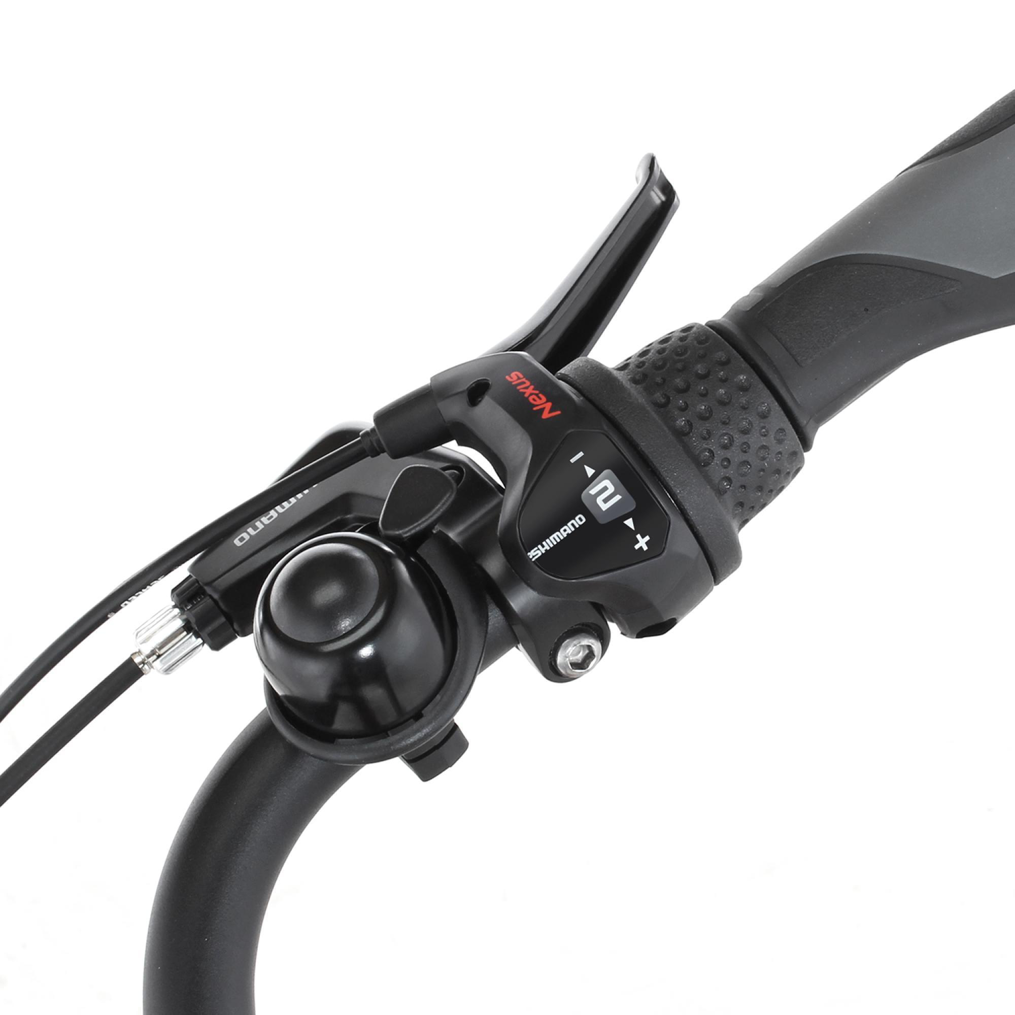 FISCHER CITA 1.0 Citybike (Laufradgröße: 28 Zoll, Damen-Rad, 317 Wh, Rot glänzend)