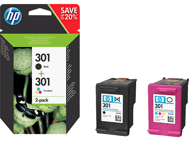 HP N9J72AE NO REM BLK/CYA/MAG/YEL - Tintenpatrone (Schwarz, cyan, magenta, gelb)