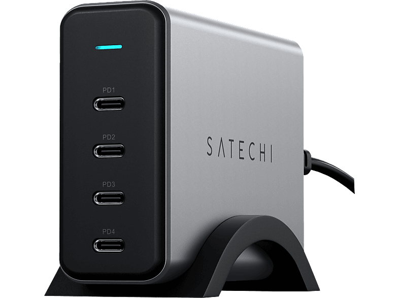 SATECHI ST-UC165GM-EU - Ladegerät (Schwarz/Grau)