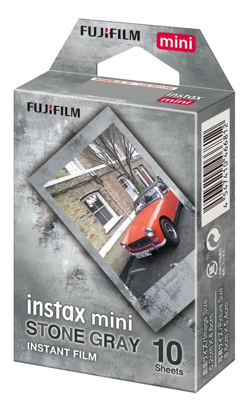 FUJIFILM Instax Mini - Pellicola Istantanea (Stone Gray)