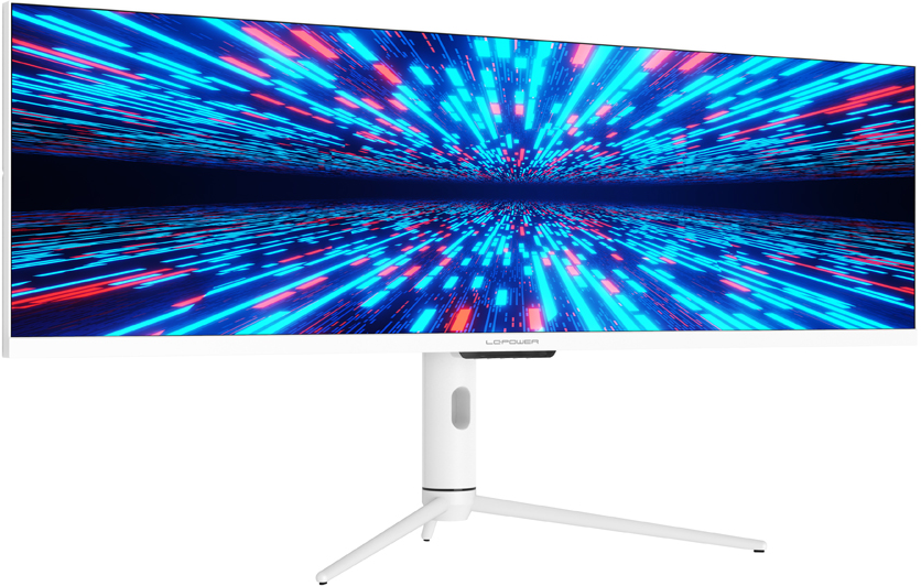 LC POWER LC-M44-DFHD-120 - Moniteur gaming, 43,8", HD, 120 Hz, Blanc