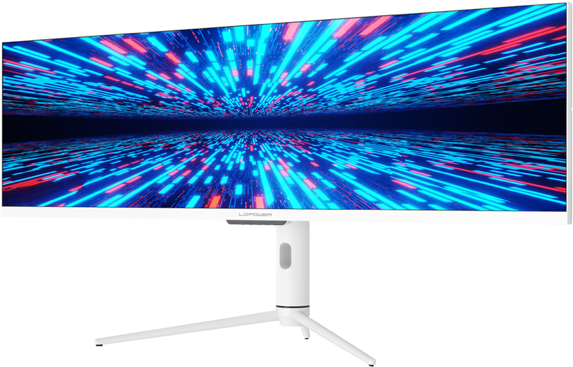LC POWER LC-M44-DFHD-120 - Moniteur gaming, 43,8", HD, 120 Hz, Blanc