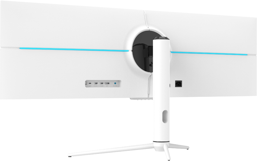 LC POWER LC-M44-DFHD-120 - Moniteur gaming, 43,8", HD, 120 Hz, Blanc