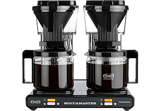 MOCCAMASTER Professional Double Kaffebryggare Svart/Silver