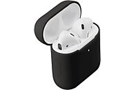 Funda - ISY IEC-1000, Para Apple AirPods, Silicona ultrafina (2 mm), Negro