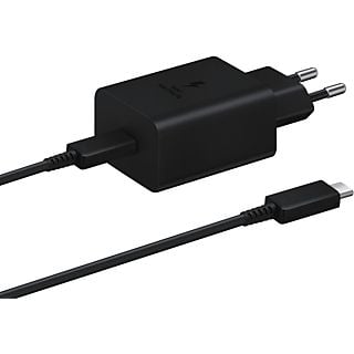 Cargador - Samsung EP-T1510XBEGEU, Cable USB-C, 1 m, 15W, Carga rápida, Negro