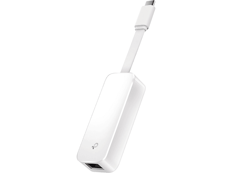 Adaptador - TP-Link UE300C, USB-C a RJ-45, 1000 Mbps, Gigabit Ethernet, Blanco