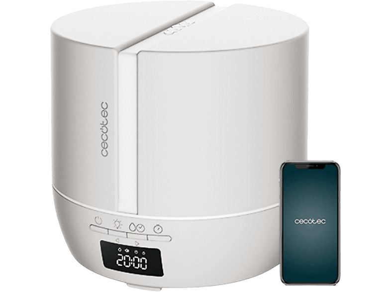 Humidificador Cecotec PureAroma 550 Connected Sand 0.5 l 30 m LED Temporizador Gris