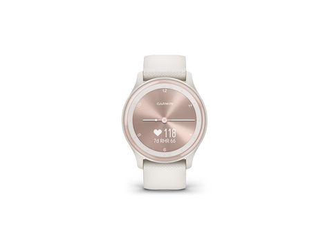 GARMIN Vivomove Smartwatch Faserverstärktes Polymer 125-190 mm, Elfenbein/Perlgold Smartwatch kaufen. Armband: Silikon, mm, Elfenbein/Perlgold | SATURN