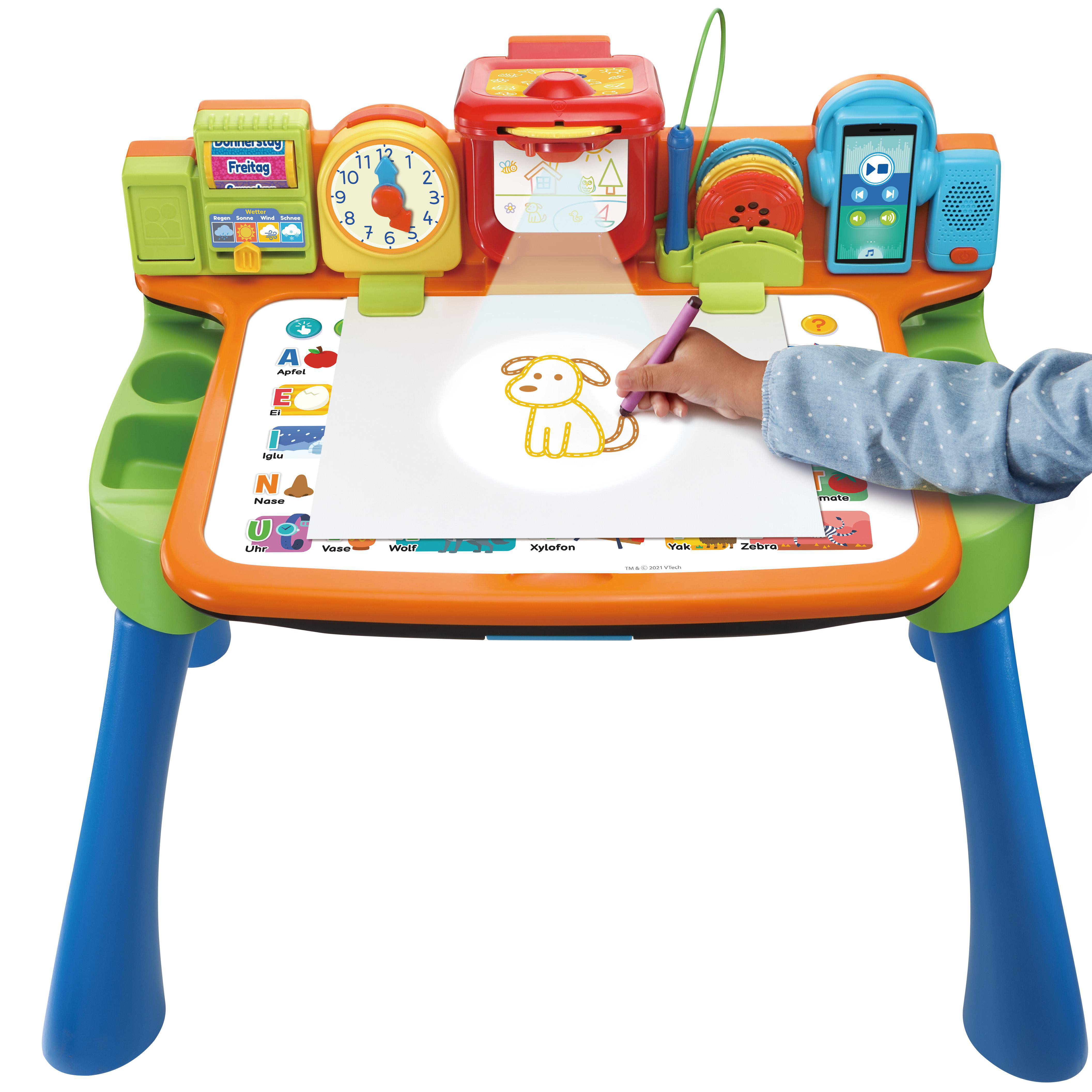 5-in-1 Magischer VTECH Schreibtisch Spielzeugtisch, Mehrfarbig