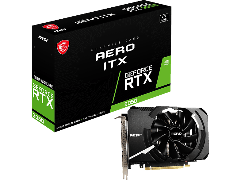 Grafikkarte MSI GeForce RTX 3050 Aero ITX 8 GB (V809-4045R) (NVIDIA ...