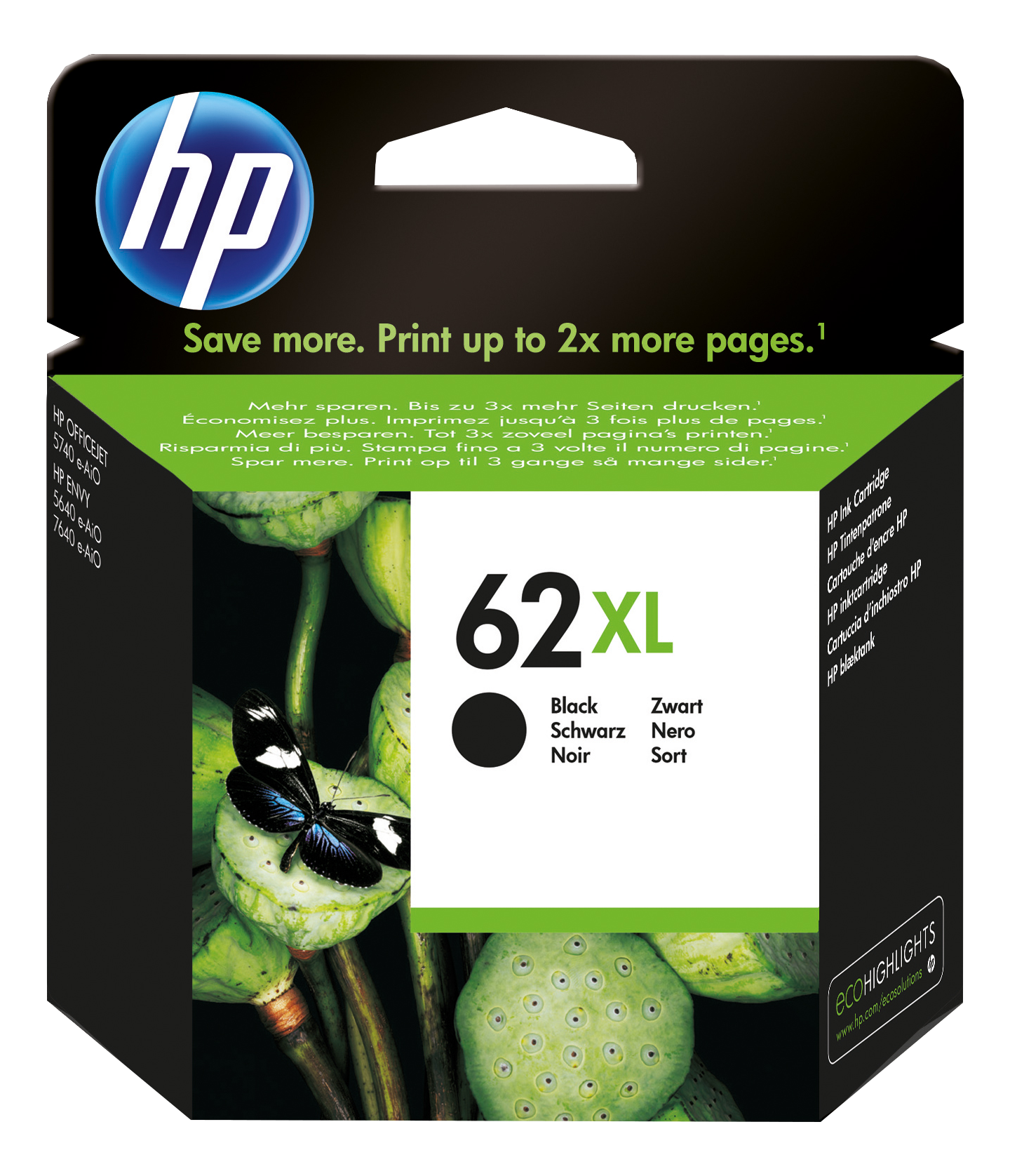 HP 62XL - Cartuccia di inchiostro (Nero)