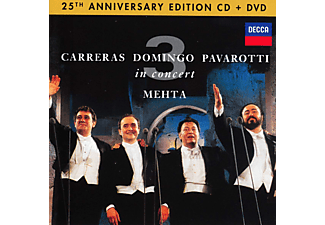 Luciano Pavarotti, Plácido Domingo, José Carreras - Carreras, Domingo, Pavarotti In Concert (25th Anniversary Edition) (CD + DVD)
