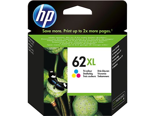 HP 62XL - Cartouche d'encre (Cyan, Magenta, Yellow)