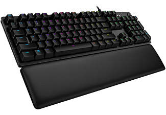 LOGITECH G513 CARBON - Gaming Tastatur, Kabelgebunden, QWERTZ, Mechanisch, Logitech Romer G Tactile, Schwarz
