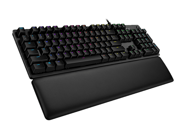 LOGITECH G513 CARBON - Gaming Tastatur, Kabelgebunden, QWERTZ, Mechanisch, Logitech Romer G Tactile, Schwarz