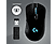 LOGITECH G703 LIGHTSPEED - Gaming Mouse, Cablata/Senza fili, Ottica con LED, 16000 dpi, Nero