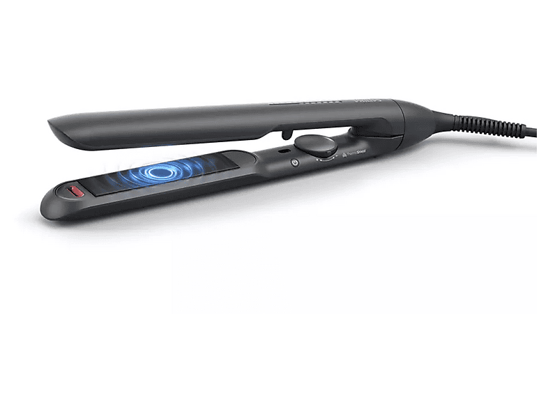 Philips BHS510/00 Thermo Shiedl Series 500 Glätteisen (Keramik, Temperaturstufen: 12, Schwarz)