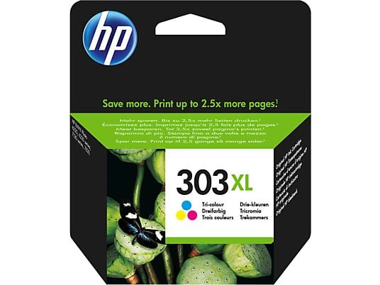 HP 303XL - Cartuccia di inchiostro (Giallo, ciano, magenta)