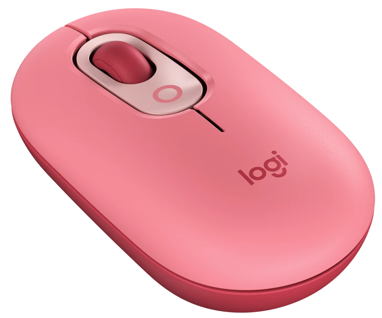 LOGITECH POP Mouse vezeték nélküli Bluetooth egér, Heartbreaker Rose (910-006548)