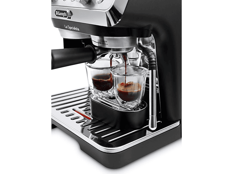 De'Longhi EC9155.MB La Specialista Arte Espressomaschine (Edelstahl/Schwarz, Kegelmahlwerk, 1300 Watt, 15 bar) — Foto 3 von 5