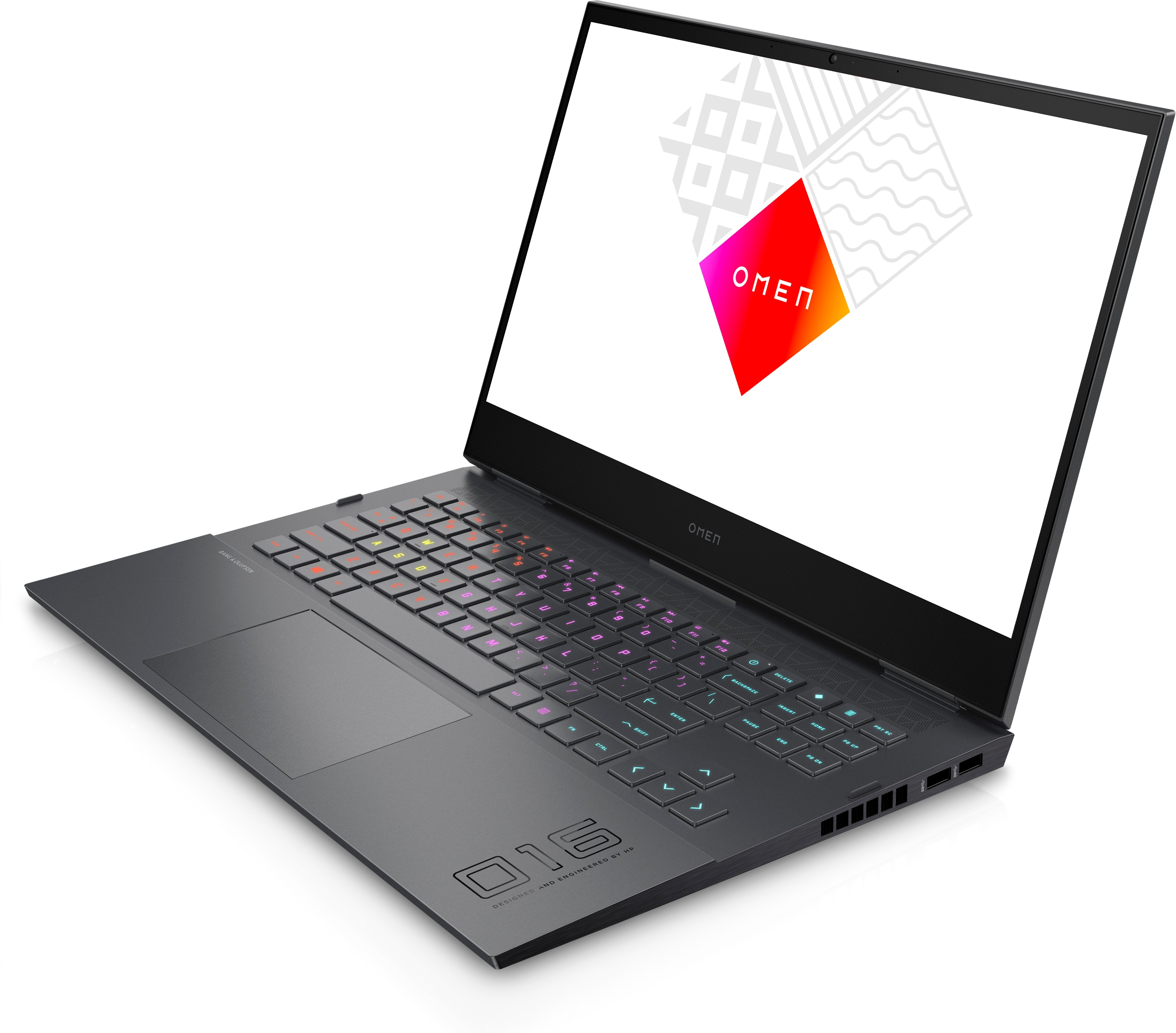 Portátil gaming - HP 16-c0032ns, 16.1" FHD, AMD Ryzen™7 5800H, 16GB RAM, 512GB SSD, Radeon™ RX 6600M, Sin sistema operativo, Mica plata