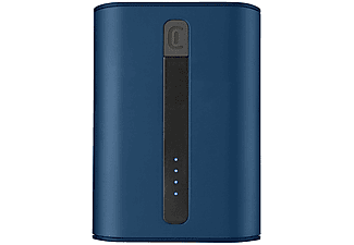 Powerbank - Cellular Line Thunder, Universal, 10000 mAh, 2 entradas USB-C, Azul