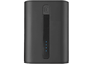 Powerbank - Cellular Line Thunder, Universal, 10000 mAh, 2 entradas USB-C, Negro