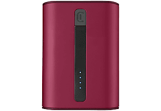 Powerbank - Cellular Line Thunder, Universal, 10000 mAh, 2 entradas USB-C, Rojo