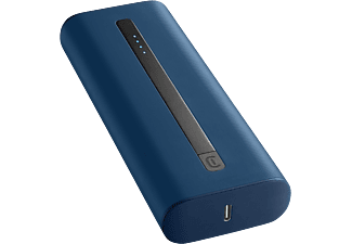Powerbank - Cellular Line Thunder, Universal, 20000 mAh, 2 entradas USB-C, Azul
