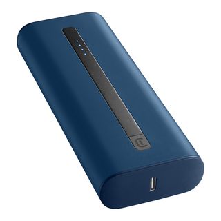Powerbank - CellularLine Thunder, Universal, 20000 mAh, 2 entradas USB-C, Azul