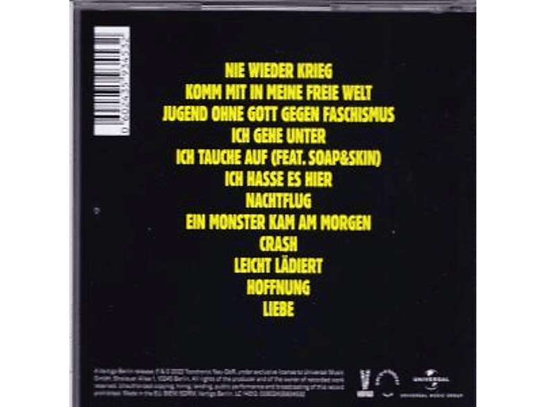 Thumbnail - Tocotronic - Nie wieder Krieg (CD)