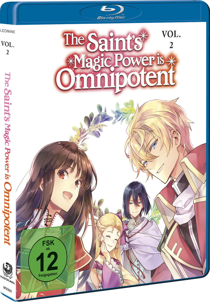 Blu-ray-Disc-Cover mit Anime-Charakteren und Text. Band 2.