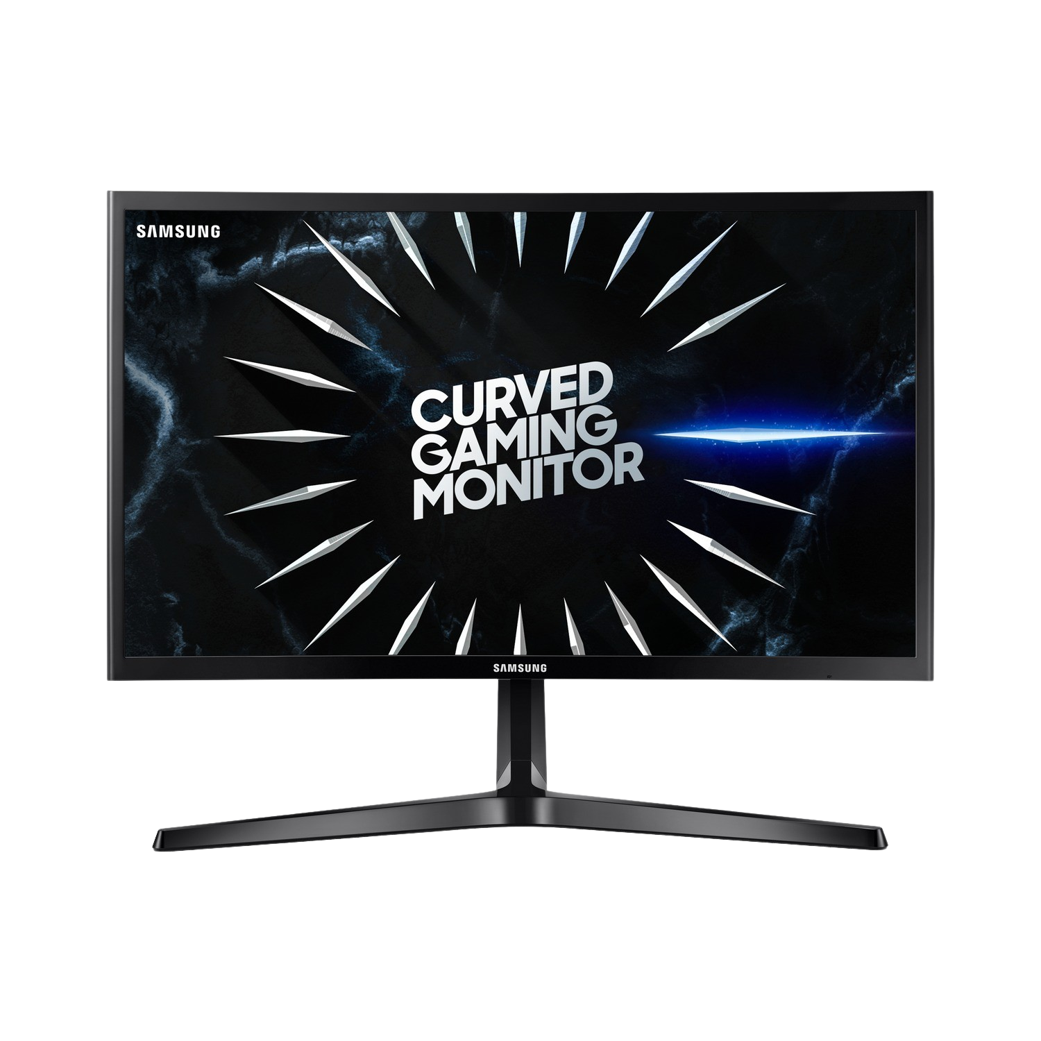 Monitor gaming - Samsung LC24RG50FZRXEN, 24" FHD, 4 ms, 144 Hz, Curvado, HDMI, AMD FreeSync™, Negro