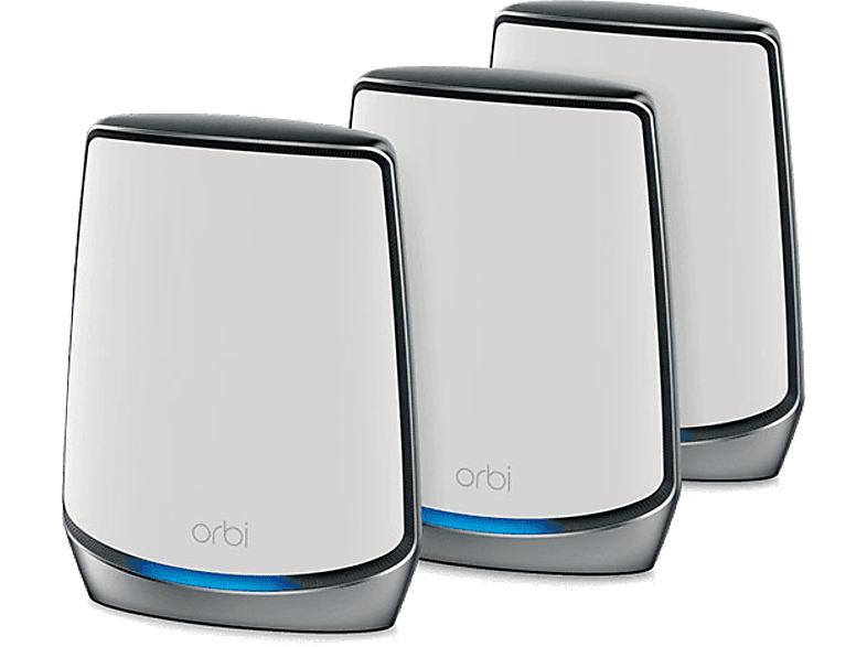 Netgear Multiroom Systeem Orbi Ax6000 Tri-band Wifi 6 Mesh Router + 2 Satellites (rbk853-100eus)