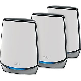 NETGEAR Multiroom systeem Orbi AX6000 Tri-Band WiFi 6 Mesh router + 2 satellites (RBK853-100EUS)