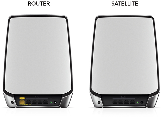 NETGEAR Multiroom systeem Orbi AX6000 Tri-Band WiFi 6 Mesh router + 1 satellite (RBK852-100EUS)