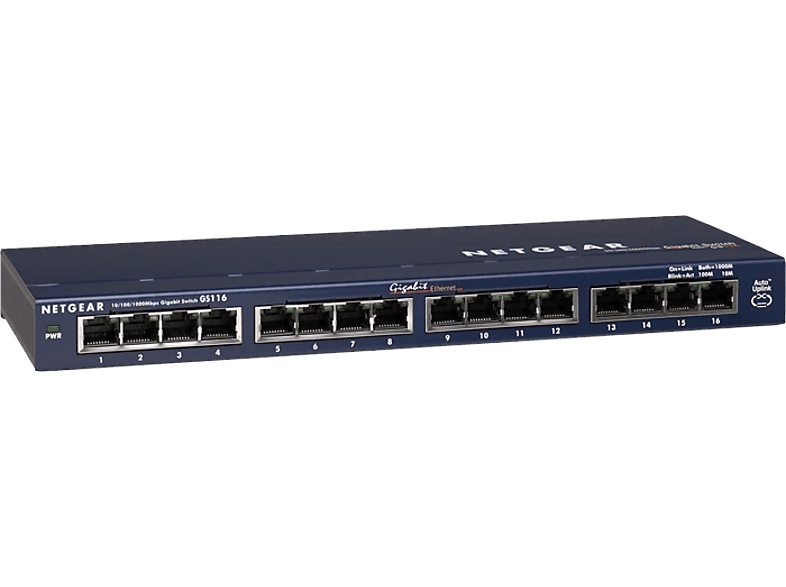 NETGEAR 16-Port Gigabit Unmanaged Switch (GS116GE)