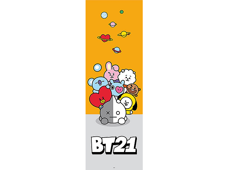 Grupo Erik Poster 'BT21 Arcade Machine' – 53 X 158 Cm, Offizielle Lizenz, Deko Für Wohnzimmer Oder Schlafzimmer
