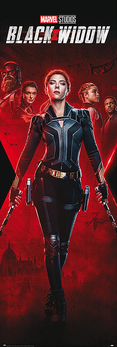 Widow Teaser, Johansson Poster GRUPO EDITORES Türposter Black ERIK Marvel Scarlett