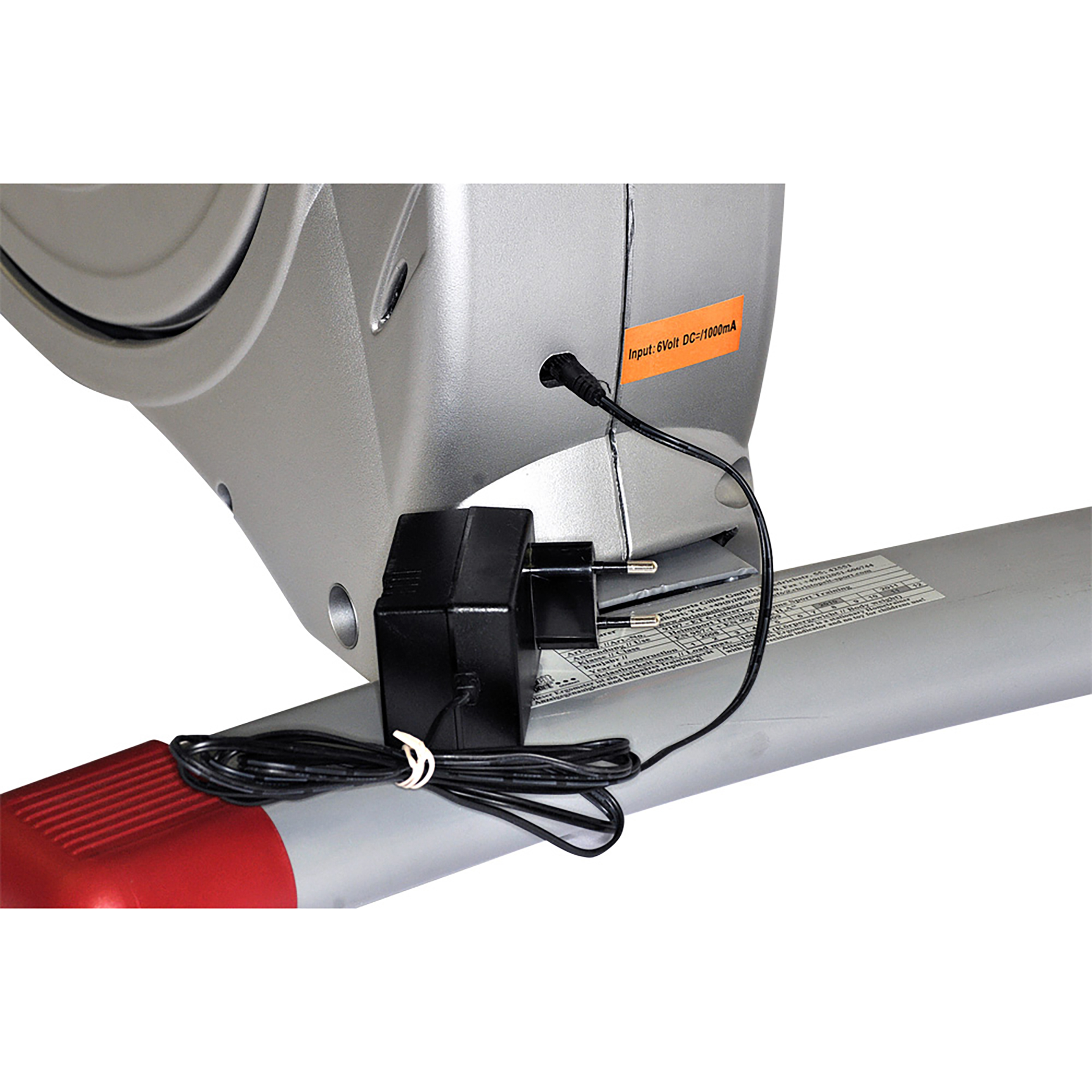 CHRISTOPEIT ET 6 silber Ergometer, Silber/Rot