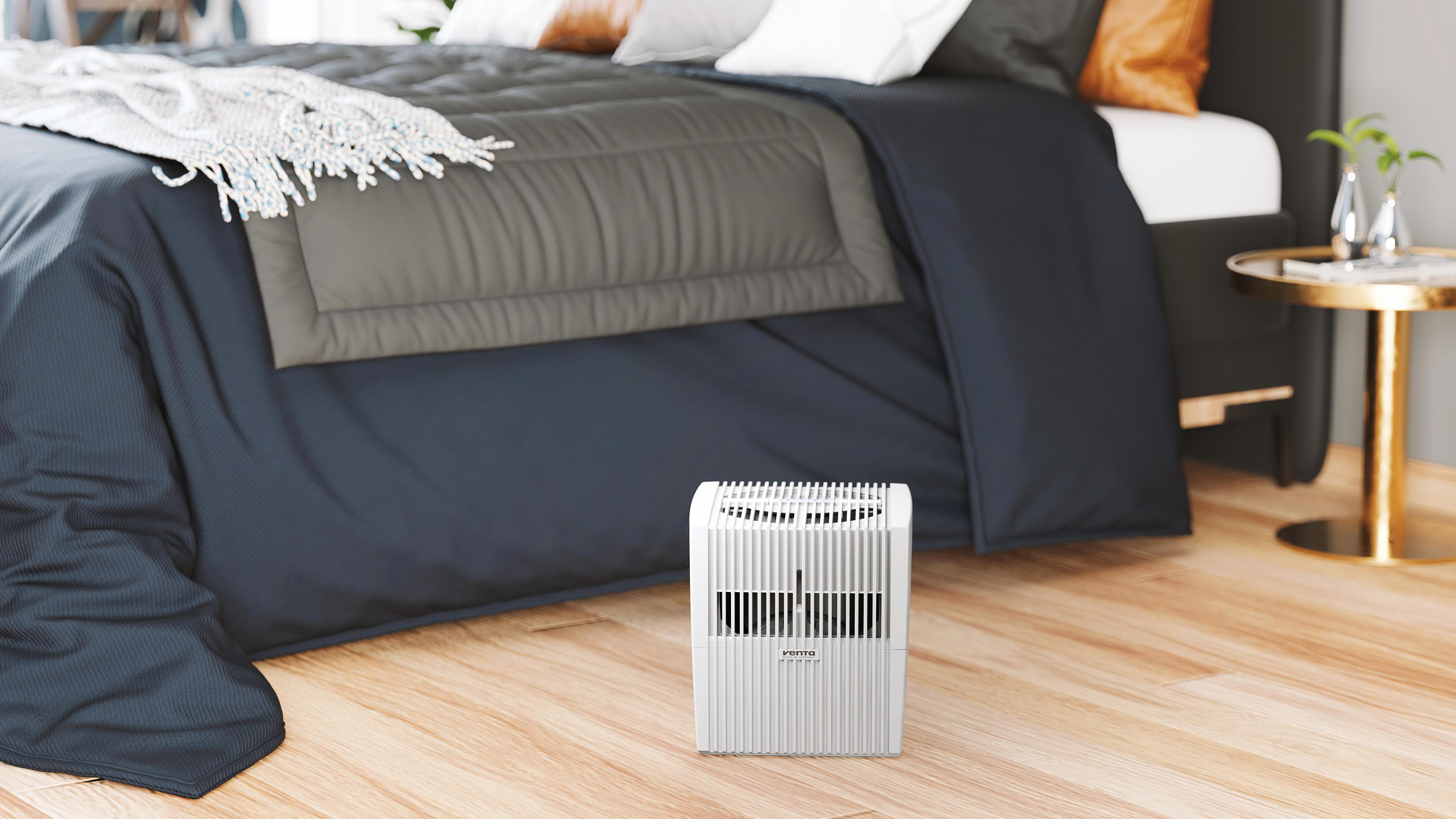 VENTA LW25 Original Luftbefeuchter Weiß/Grau (8 Watt, Raumgröße: 40 m²)