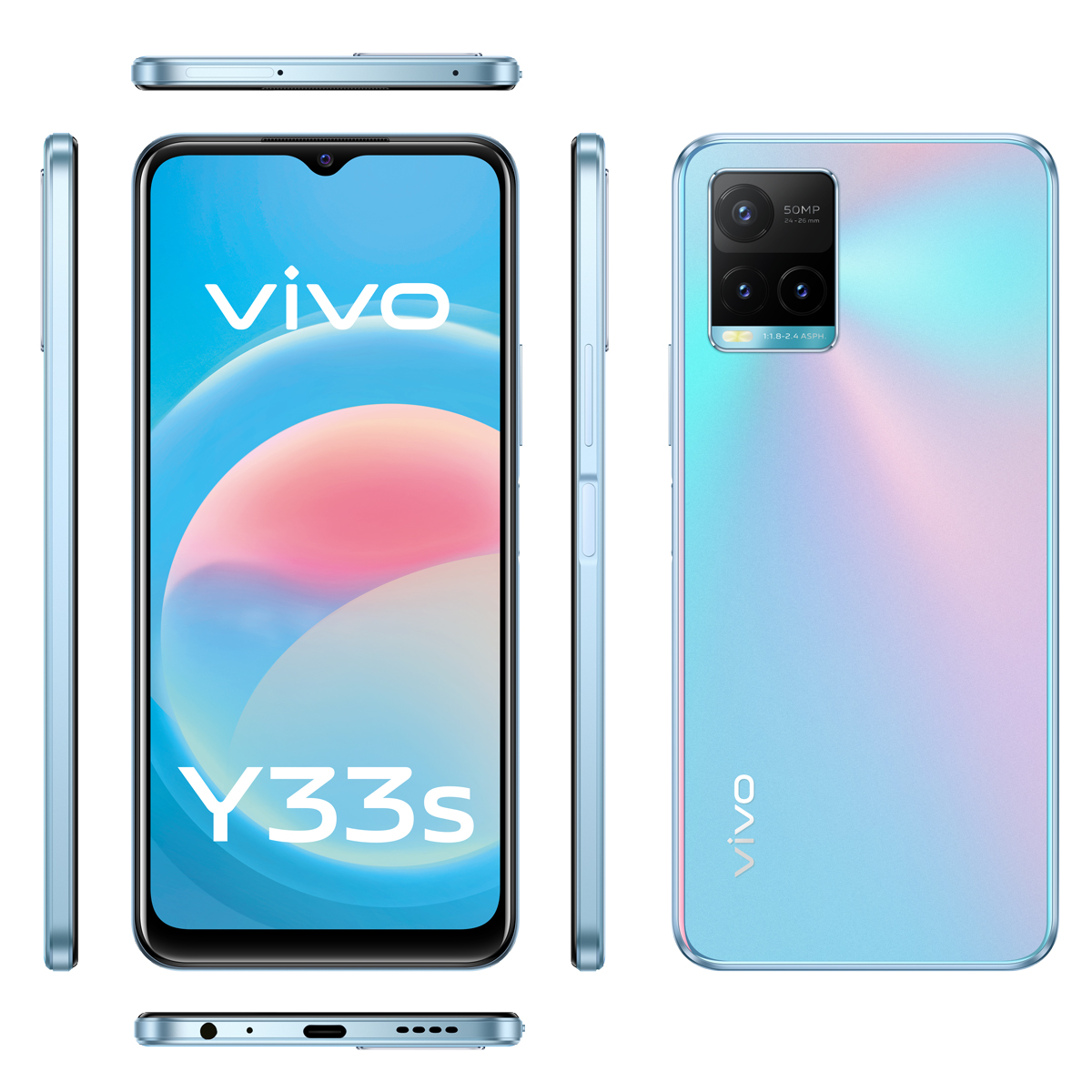 VIVO Y33s 128GB Akıllı Telefon Gün Ortası Mavisi