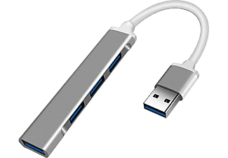 DAYTONA A-809 Macbook Uyumlu USB To 4 USB 3.0 Adaptör Çevirici Gri_0