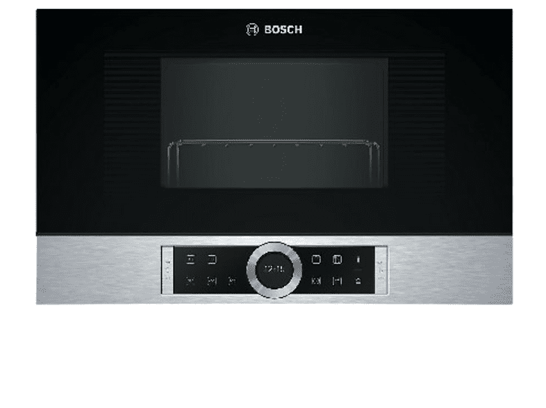 Bosch Ber634gs1 Microondas integrable 38cm alto 1.300w 21l 21 con grill litros y serie 8 900w base 5 niveles potencia encastre 900 color acero inoxidable es ap derecha sin marco 10 berg634gs1