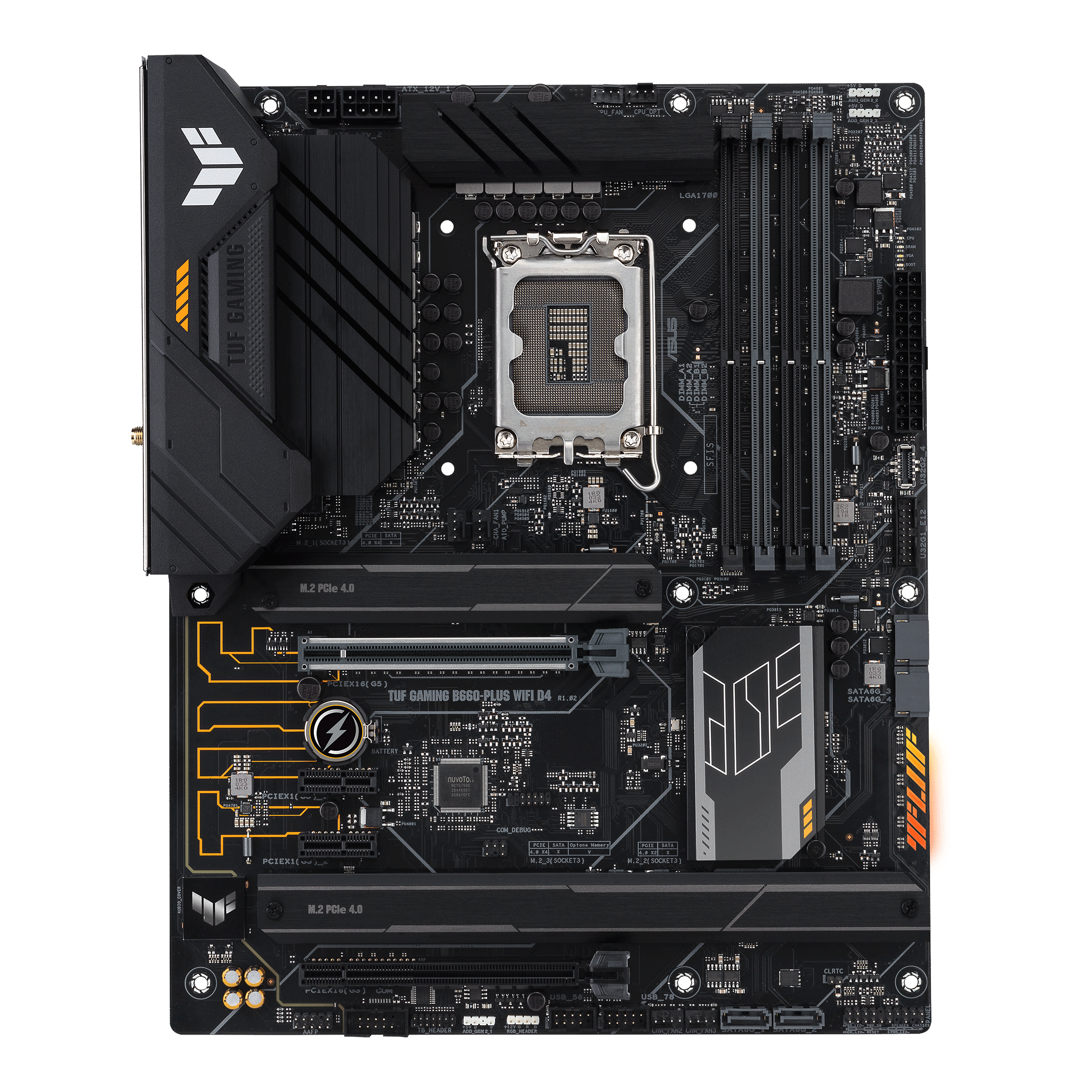 ASUS Tuf Gaming B660-Plus WiFi D4 Intel Anakart Siyah