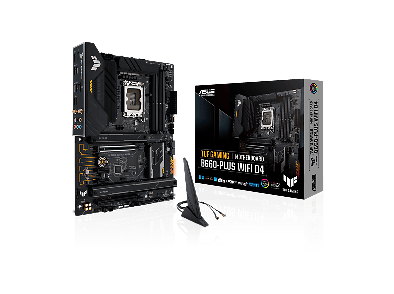 ASUS Tuf Gaming B660-Plus WiFi D4 Intel Anakart Siyah Fiyat