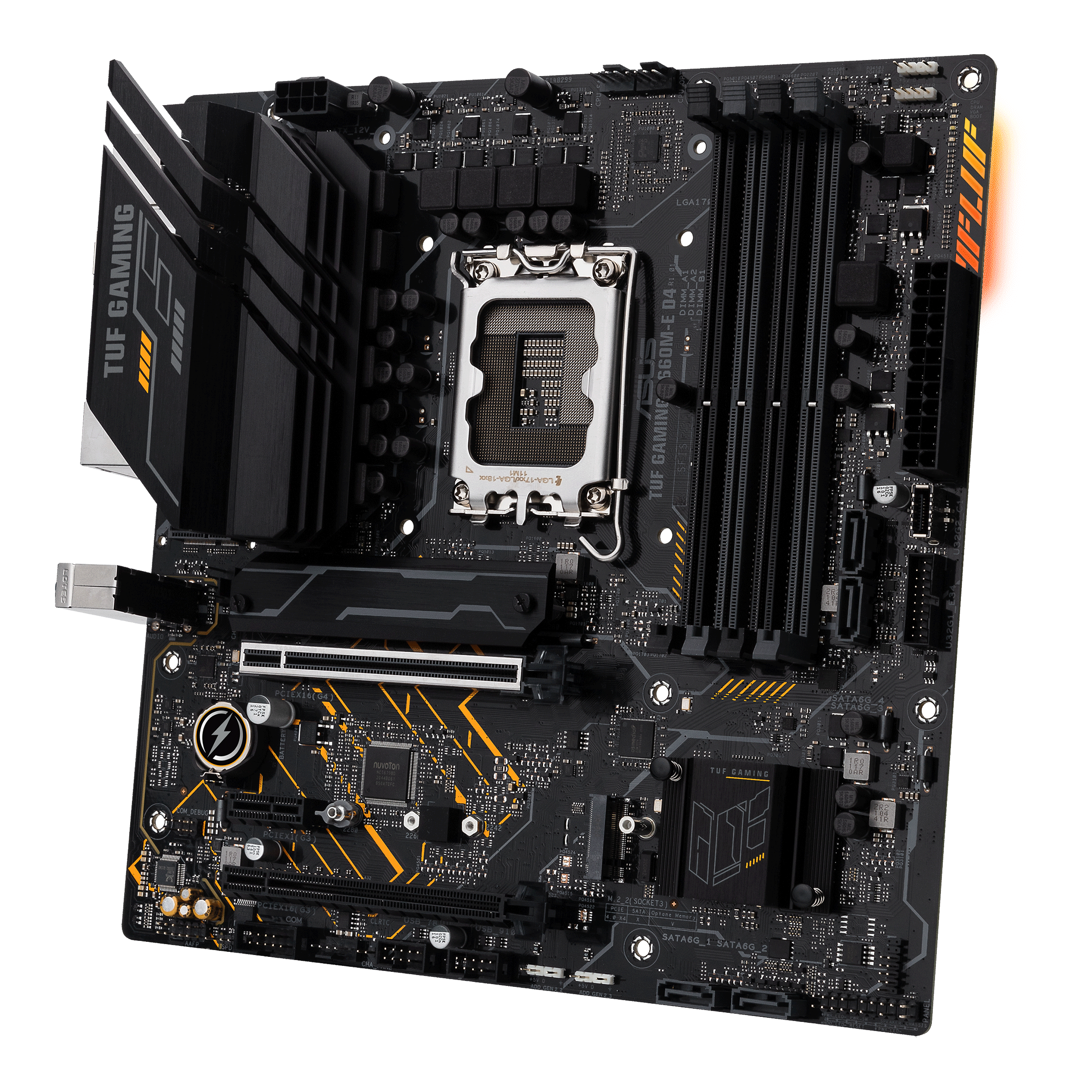 ASUS Tuf Gaming B660M-E D4 Intel Anakart Siyah